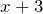 x + 3