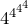 4^{4^{4^4}}