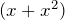 (x+x^2)